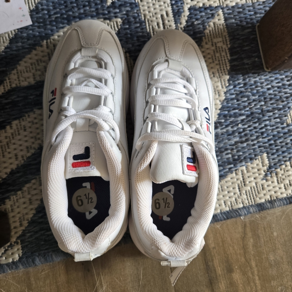 Fila Classic White Athletic Shoes